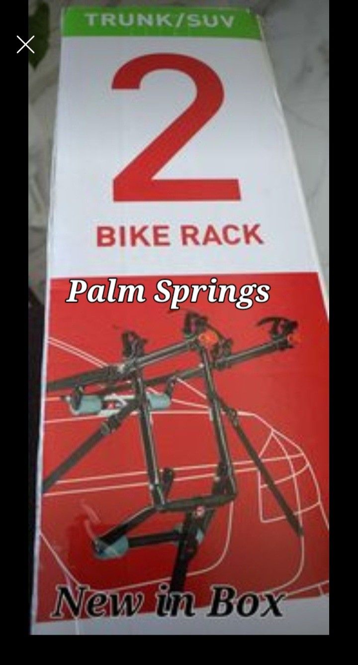 Bike Rack 2 Bikes for Car / SUV Trunk, New in Box 