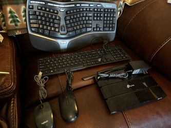 Keyboards, Mouse X 2 T-P link (see Description For $)