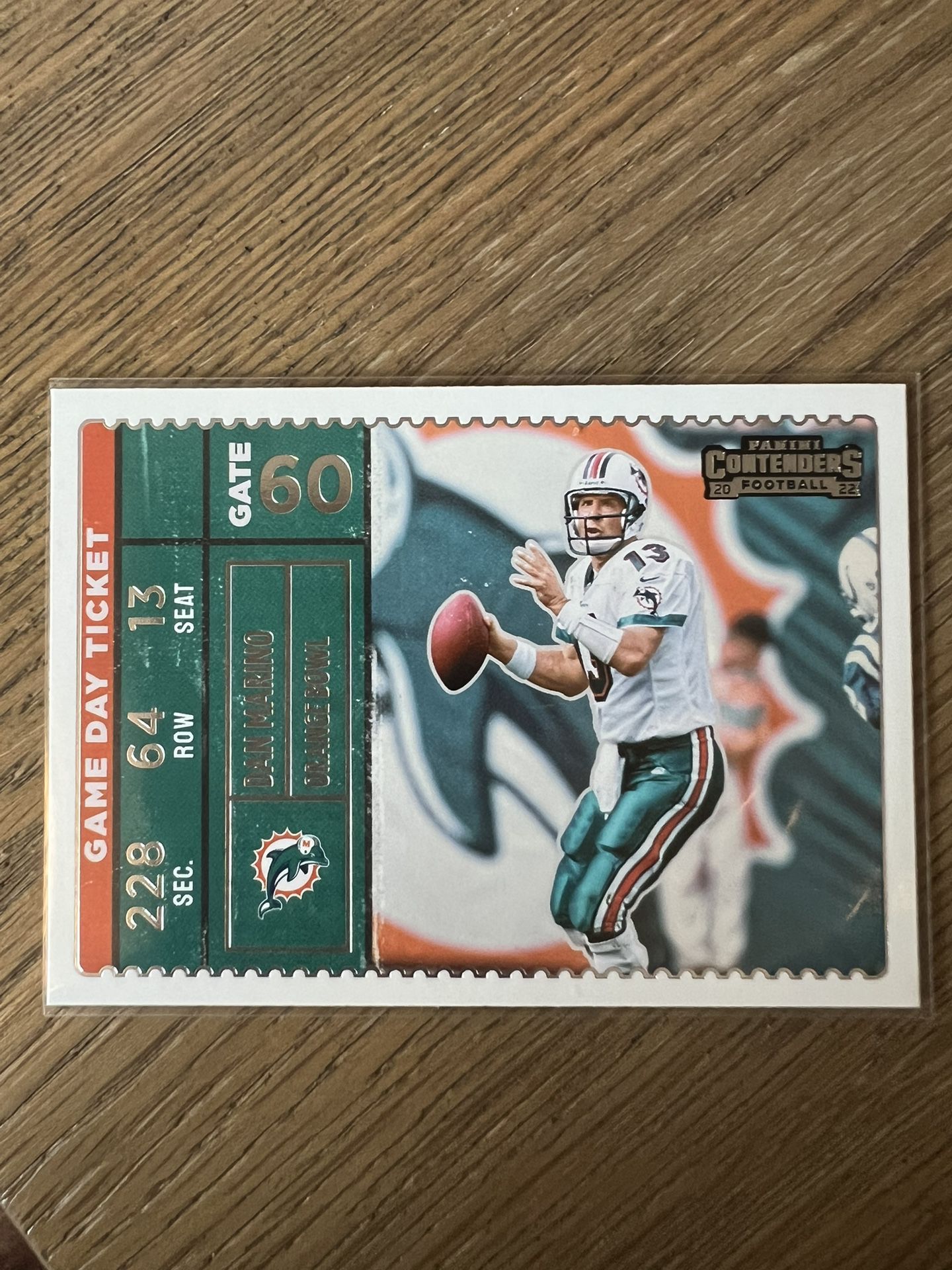 2022 Panini Contenders - Game Day Ticket #GDT-DMA Dan Marino Dolphins