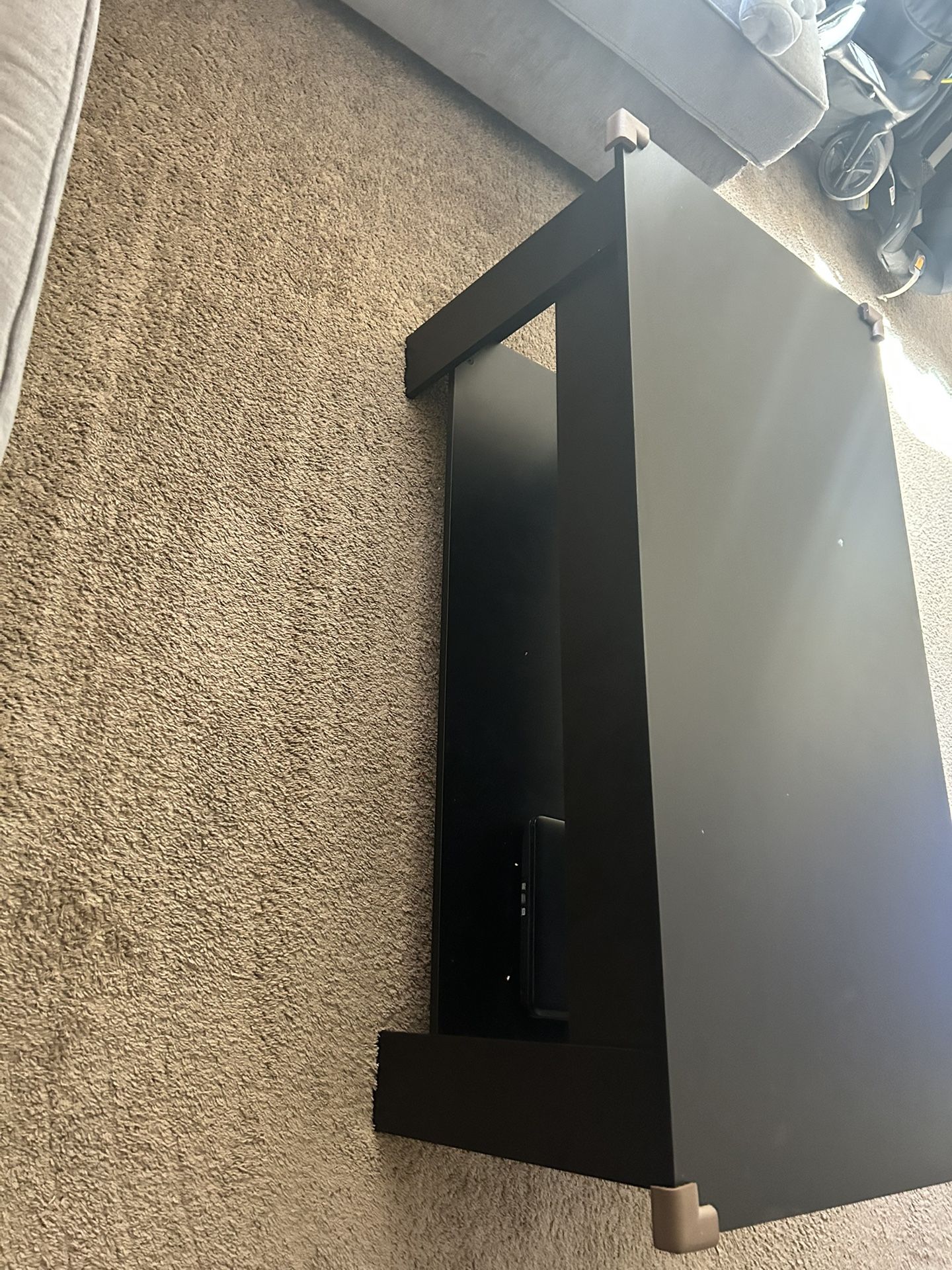 Black coffee table