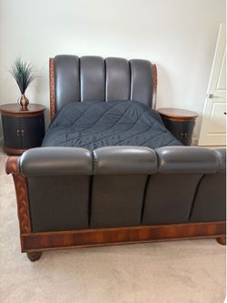 American Drew Furniture - Bob Mackie Home Classics Collection Queen bed set with two night stands