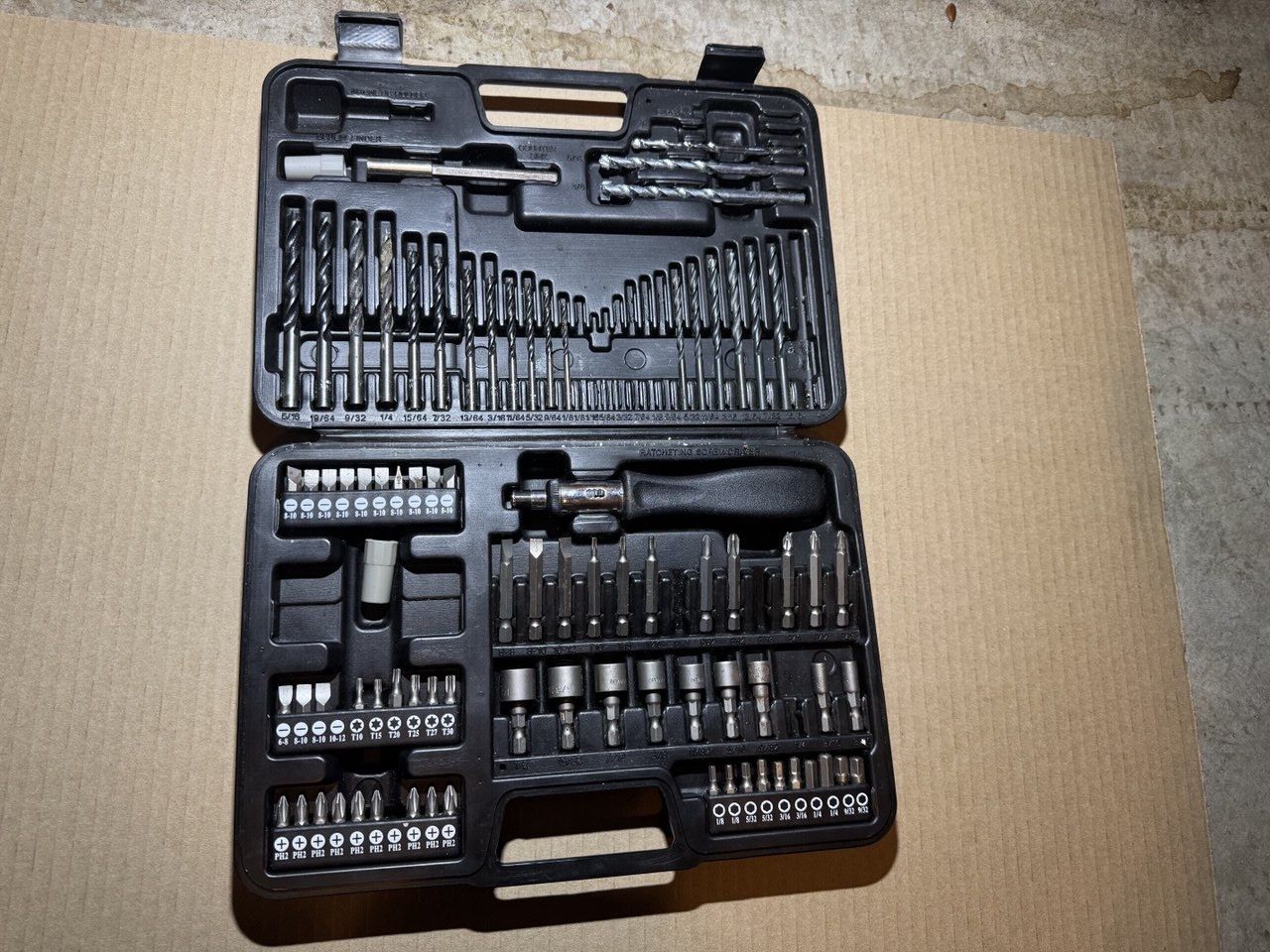 BLACK+DECKER Drill/Driver Bit & Drill Set in Hard Case ~100+ pcs