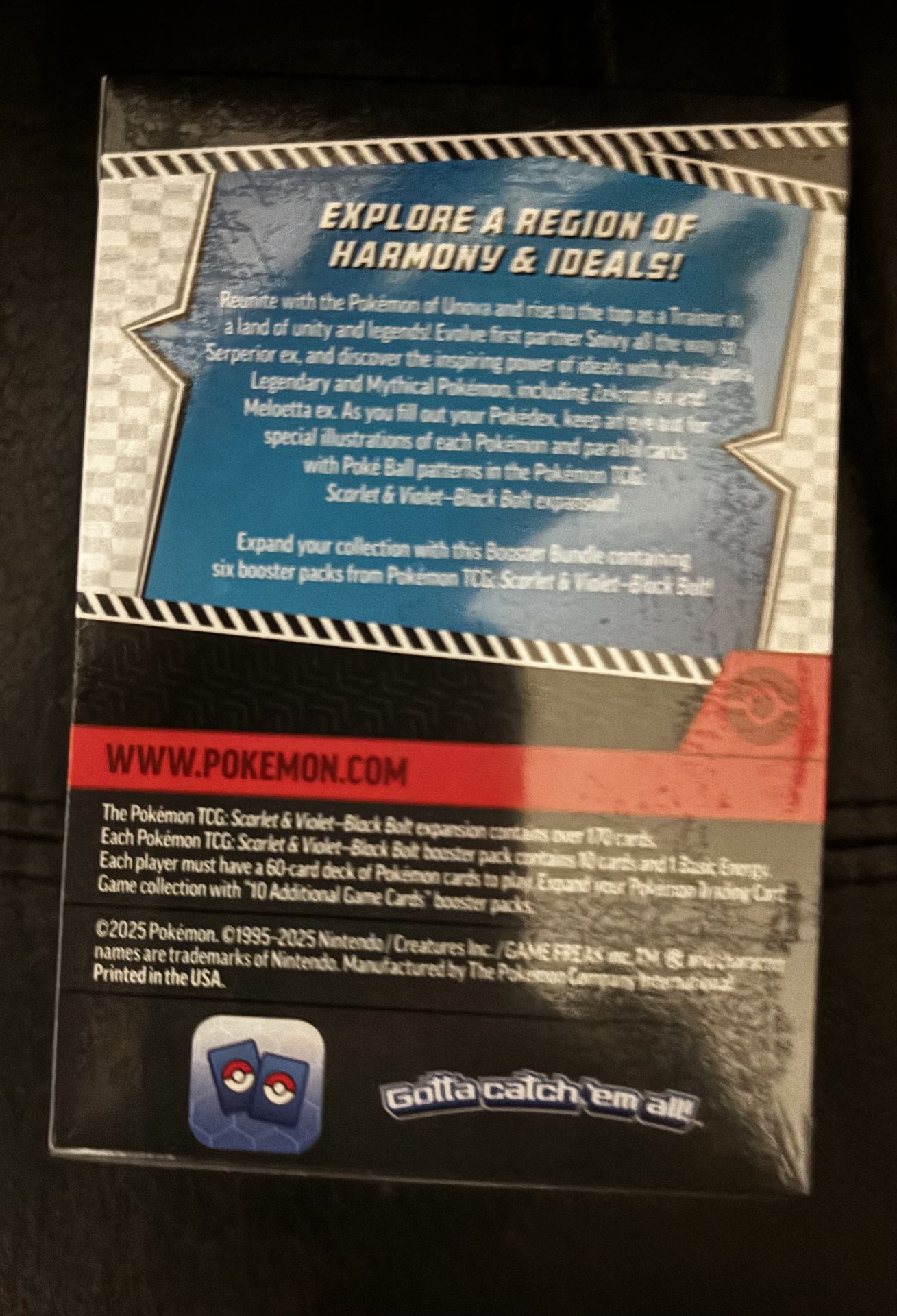 Pokemon TCG scarlet & violet black bolt booster box