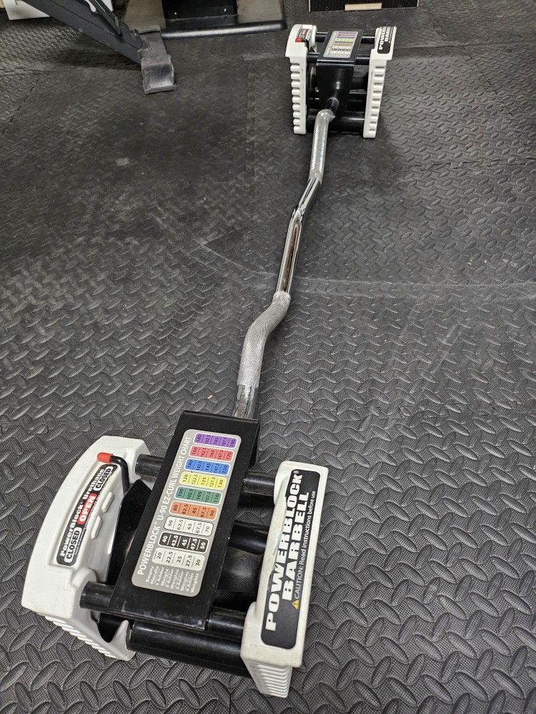 Powerblock EZ barbell
