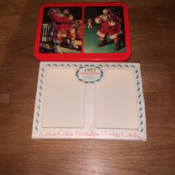 1993 Coca Cola nostalgia playing Cards - 2 Unopened Packs Inside