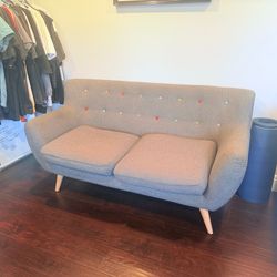 Modern 2-Seater Accent Sofa
