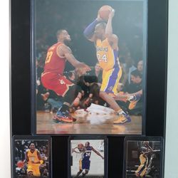 Kobe Bryant Vs LeBron Plaque 