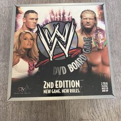 WWE DVD Board Game 2nd Edition 2006 Wresting Smackdown Raw Game