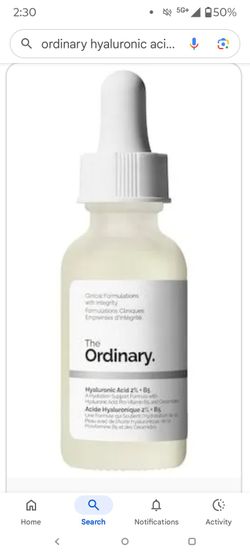 The Ordinary Hyaluronic Acid Serum With B5