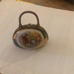 Ceramic Vintage Jewelry Carrier