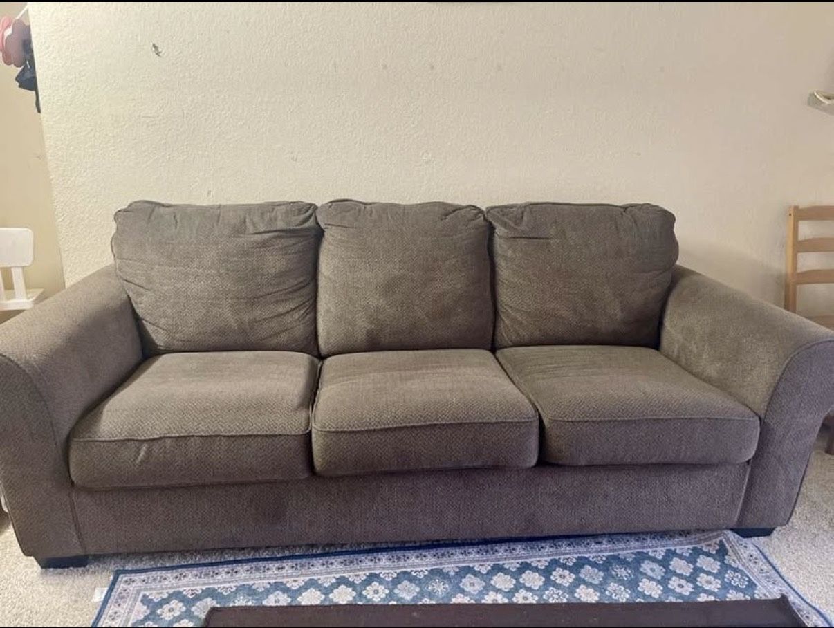 Brown 3-Seater Sofa