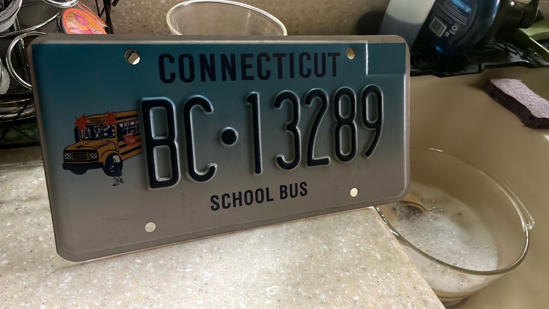 Conn. SCHOOL BUS TAG