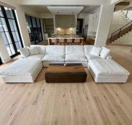 White U Shape Cloud Couch 🛋️ NO Credit Needed💰Same Day Delivery🚚