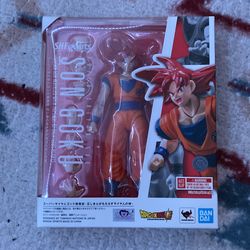 SHF Dragon Ball super Saiyan God Goku
