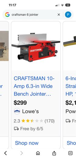 Jointer Craftsman