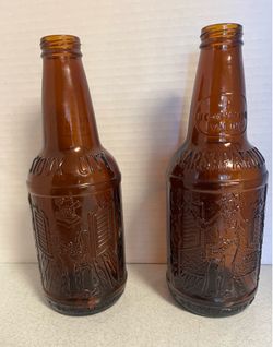 2 Vintage Sioux City Sarsaparilla Bottle