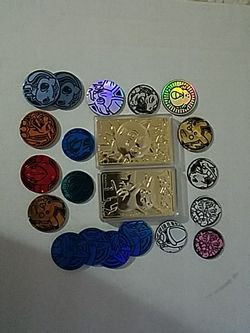 Pokemon Coins and GOLD cards