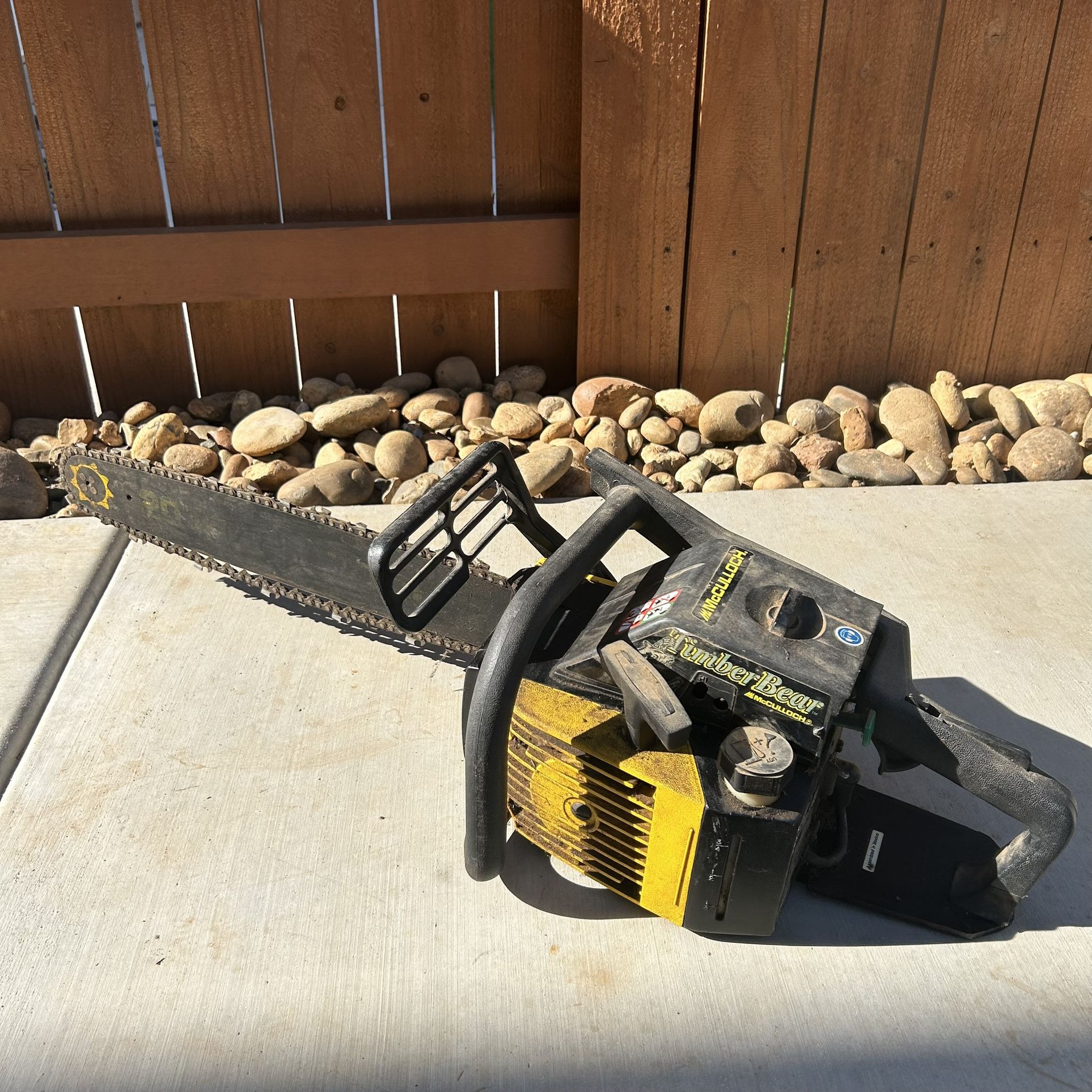 McCullouch Timber Bear Chainsaw