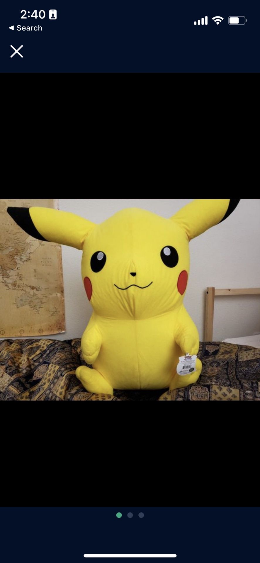 Giant Pikachu Plush- 32 Inch - Official Nintendo Licensed