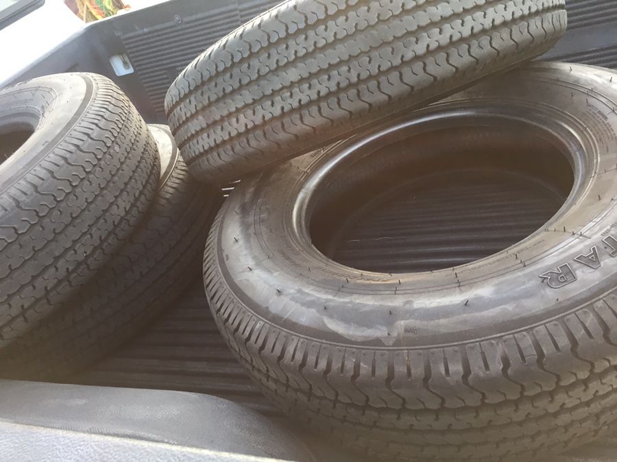235/80/16 tires 10 ply good condition