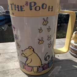 Vintage Disney Winnie The Pooh Swivel Rotating Puzzle Plastic Elandia Cup/Vintage Winnie The Pooh/Winnie The Pooh Cup/Disney Cup/Elandia