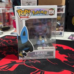 Funko Pop - Pokémon Lucario Pearlescent Pokemon Center Exclusive (#856)