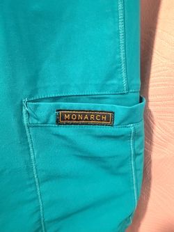 Monarch Teal Cargo Pants and shirt