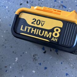 Dewalt Replacement Batteries 20 Volt 8 AH BRAND NEW