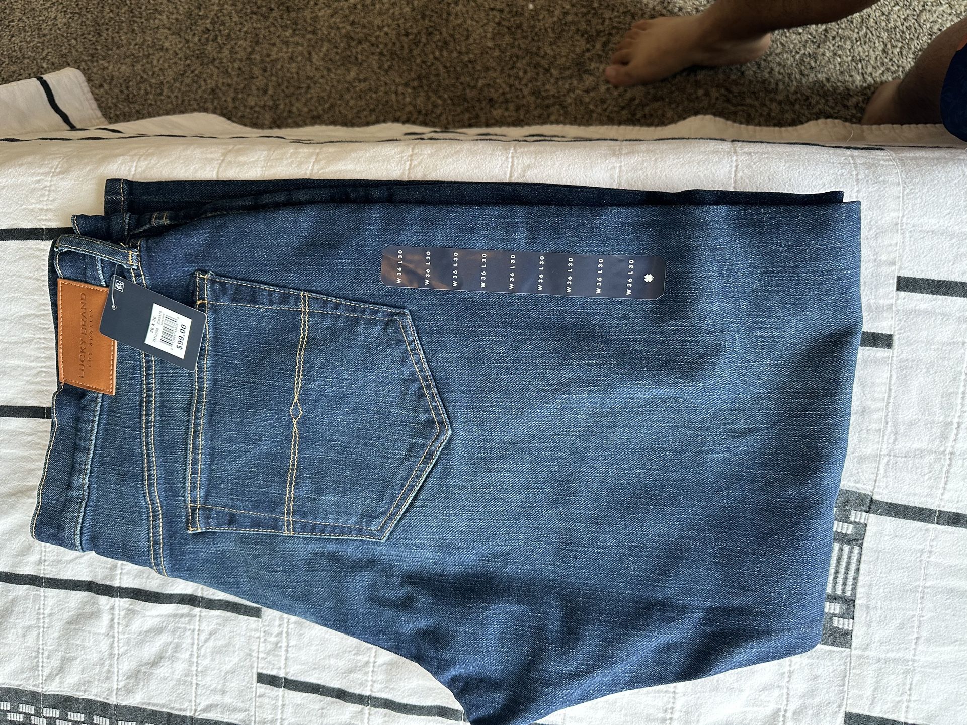 Lucky Brand Jeans New 36x30