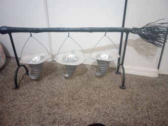Hanging metal  witch hats Halloween Decor