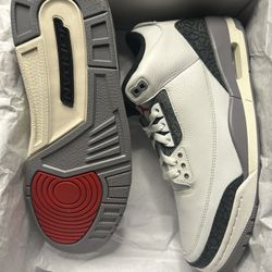 Jordan 3 Cement Grey Size 11 New