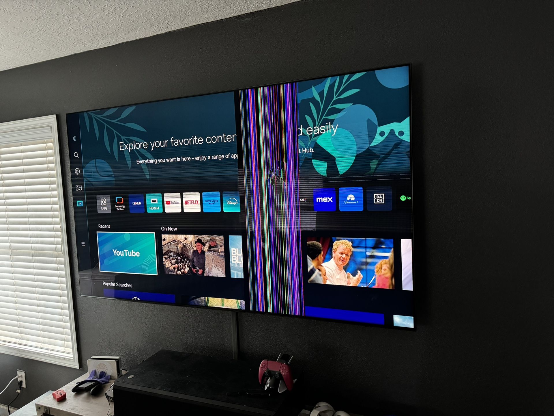 Samsung 85 Inch Tv (broken Screen)