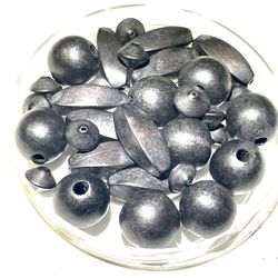 Black Geometric 30 Beads