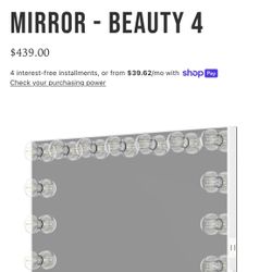 New !!! Hollywood Mirror Beauty Creation !!!