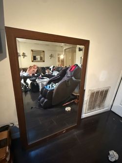 Large standing mirror