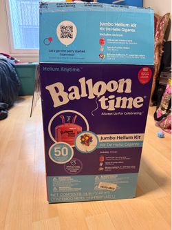 Balloon Time Helium Kit 50 Balloons