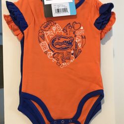 Baby Girl Florida Gators Onesies 3-6 M (2)
