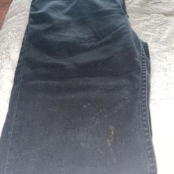 Levi’s 513 Black Jeans  33x32  (working Pants ) Few Stain On It