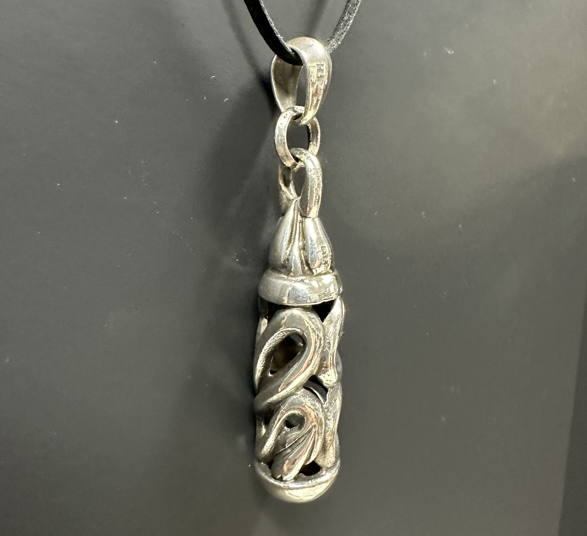 Chrome Hearts Cross Sculpted Totem Pendant / Keychain