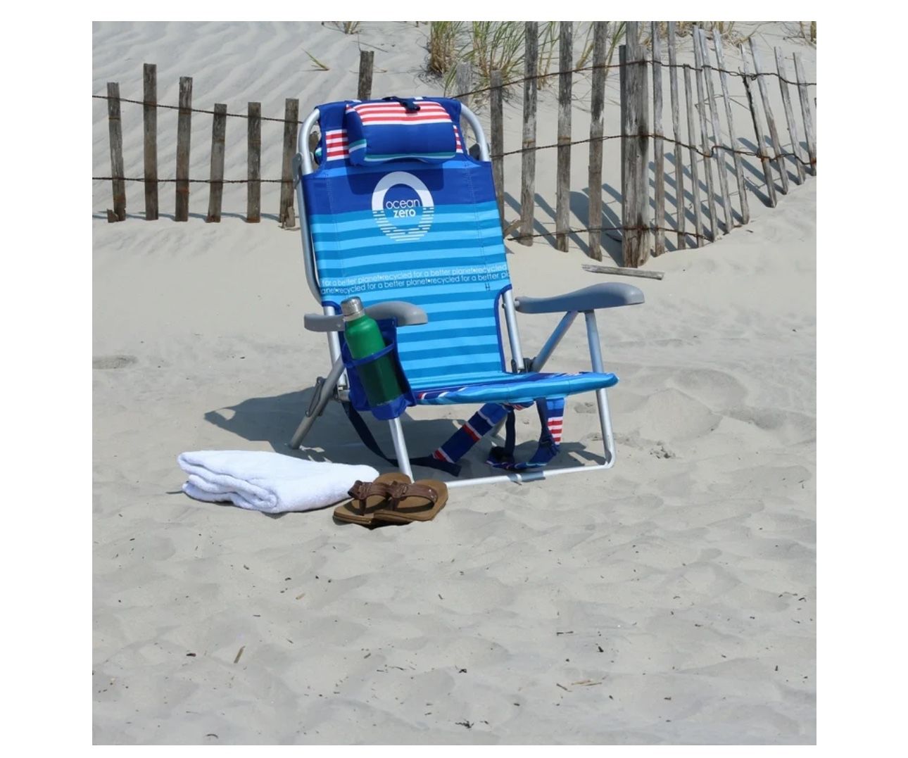 Ocean Zero Deluxe Backpack Chair Striped