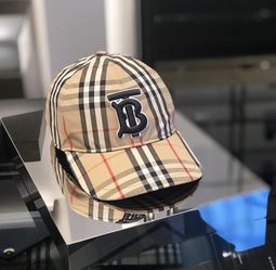 Burberry hat monogram