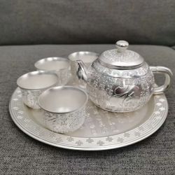 Baifu Silver Tea 5-piece Set