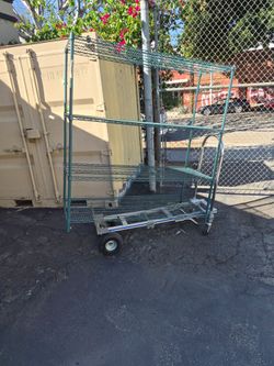 Metal shelf