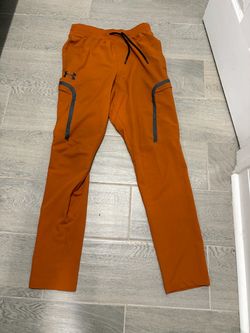 Orange sport under armour pants