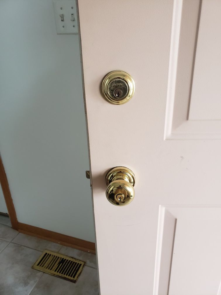 Baldwin lock and door knob
