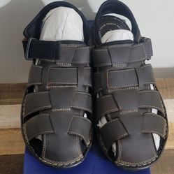 Rockport Men's Darwyn Fisherman Sandal
 Size 10.5 Wide