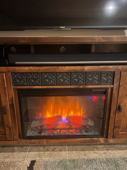 Electric Fireplace TV Stand Console