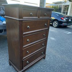 Six Drawer Solid Wood Dresser