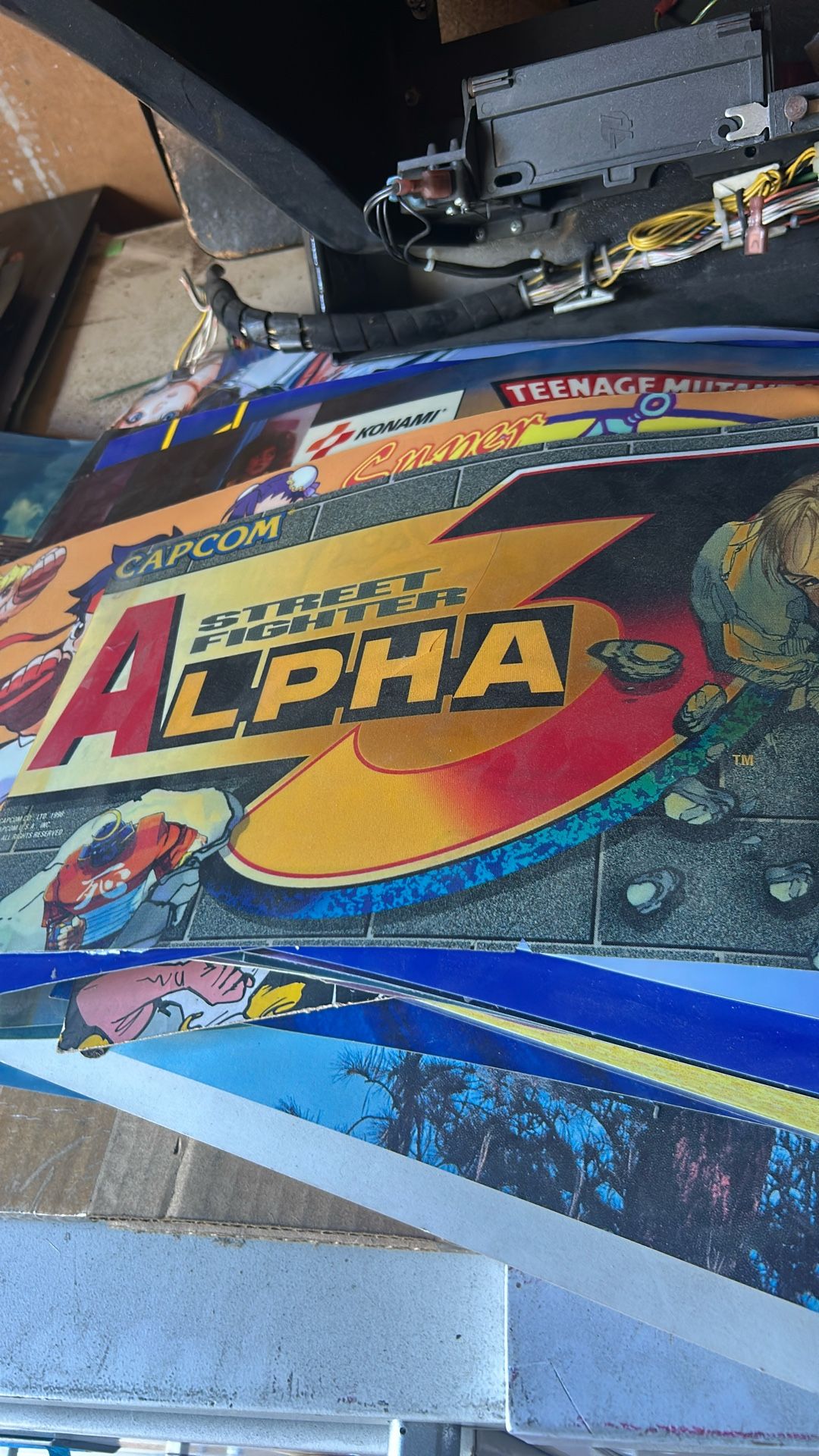 Street Fighter 3 Alpha Arcade Marquee