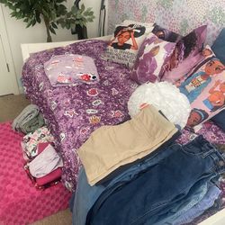 Twin Bed Frame and Mattress (Guest Room, Gently Used!)